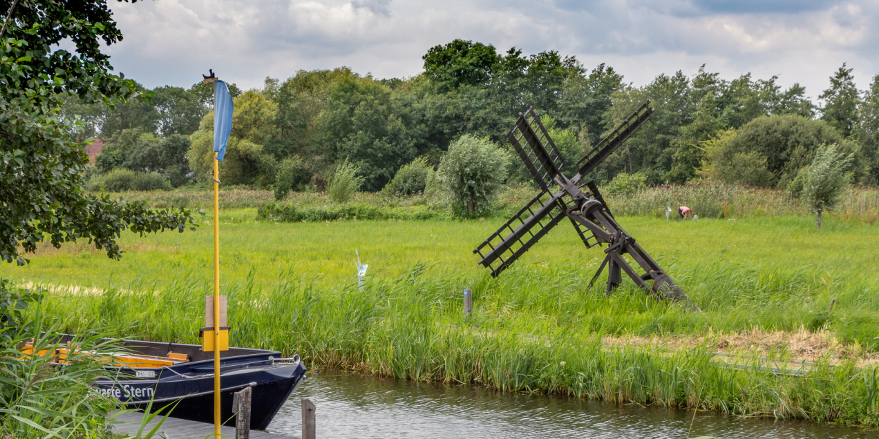 Bij bezoekerscentrum De Wieden in Sint Jansklooster 