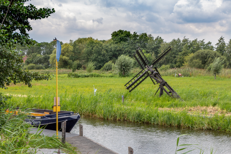 Bij bezoekerscentrum De Wieden in Sint Jansklooster 